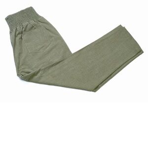 Never worn Emme maternity linen pants NWT